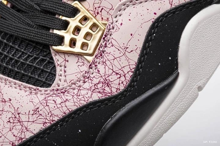 Retro AQ9129-601 Silt (W) Red  4 Jordan Splatter 1005